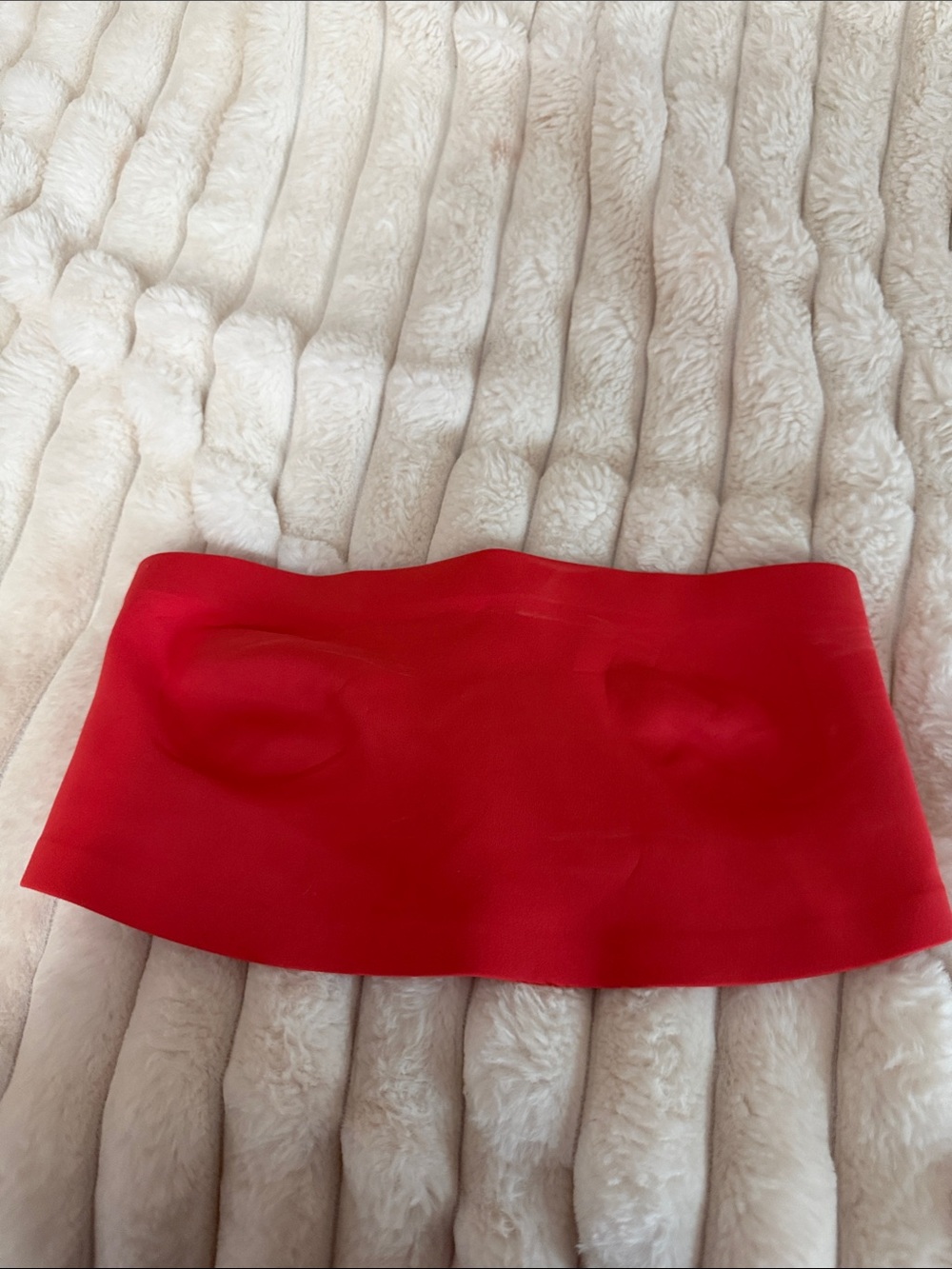Free People Red Bandeau Mini Skirt
